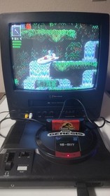 Sega Genesis Model 1 Video Game Console 1601 & Jurasic Park game Tested & Works!