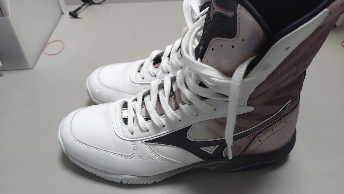 MIZUNO Boxing Shoes Wave Monster US8.5 / 26.5cm White Naoya Inoue
