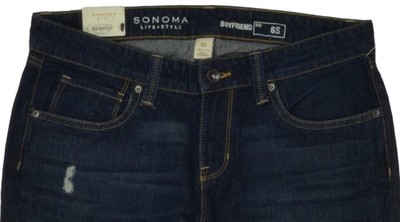 Sonoma #7458 NEW Women/'s Dark Gray Mid Rise Skinny Leg Opening Skinny Soft Pants