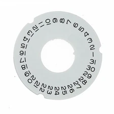 Calendar Date Disc fits ROLEX OYSTER QUARTZ Day Date 5055 19018 19019 White