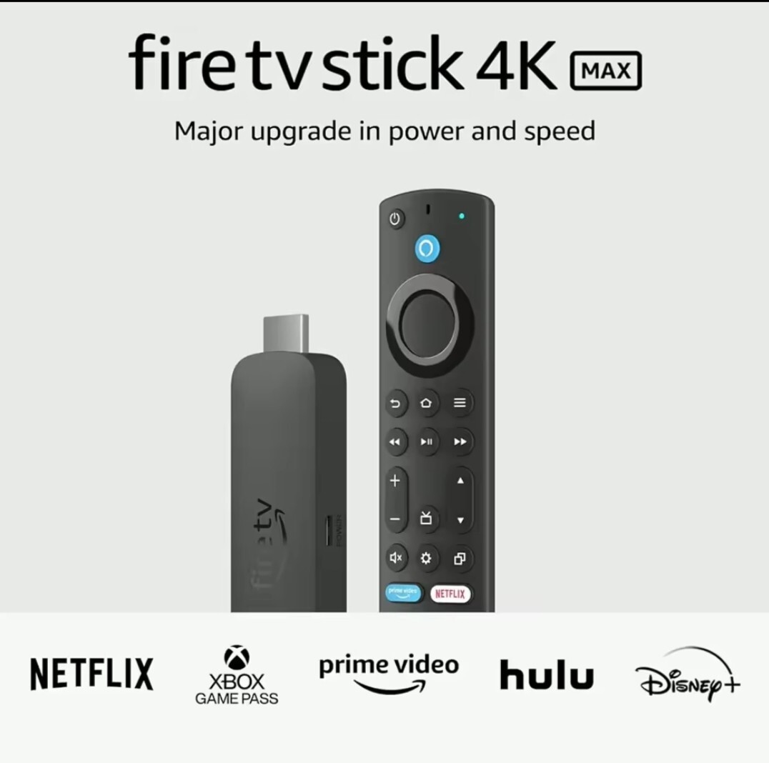 Amazon Fire TV Stick 4K Max Android 14 ATV Box Streaming Stick Wi
