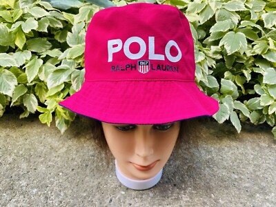 Polo Ralph Lauren 1967 Fuchsia, Pink Colour Bucket Hat. Sz