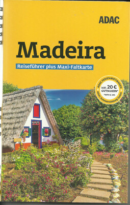 Reiseführer Madeira Funchal Porto Santo Monte + MaxiFaltkarte Neu ADAC Plus 2024
