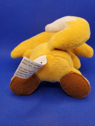 Peluche Neopets Island Kacheek Giallo Arancione Jakks Serie Pacific Giocattolo 2008 - Foto 6 di 7