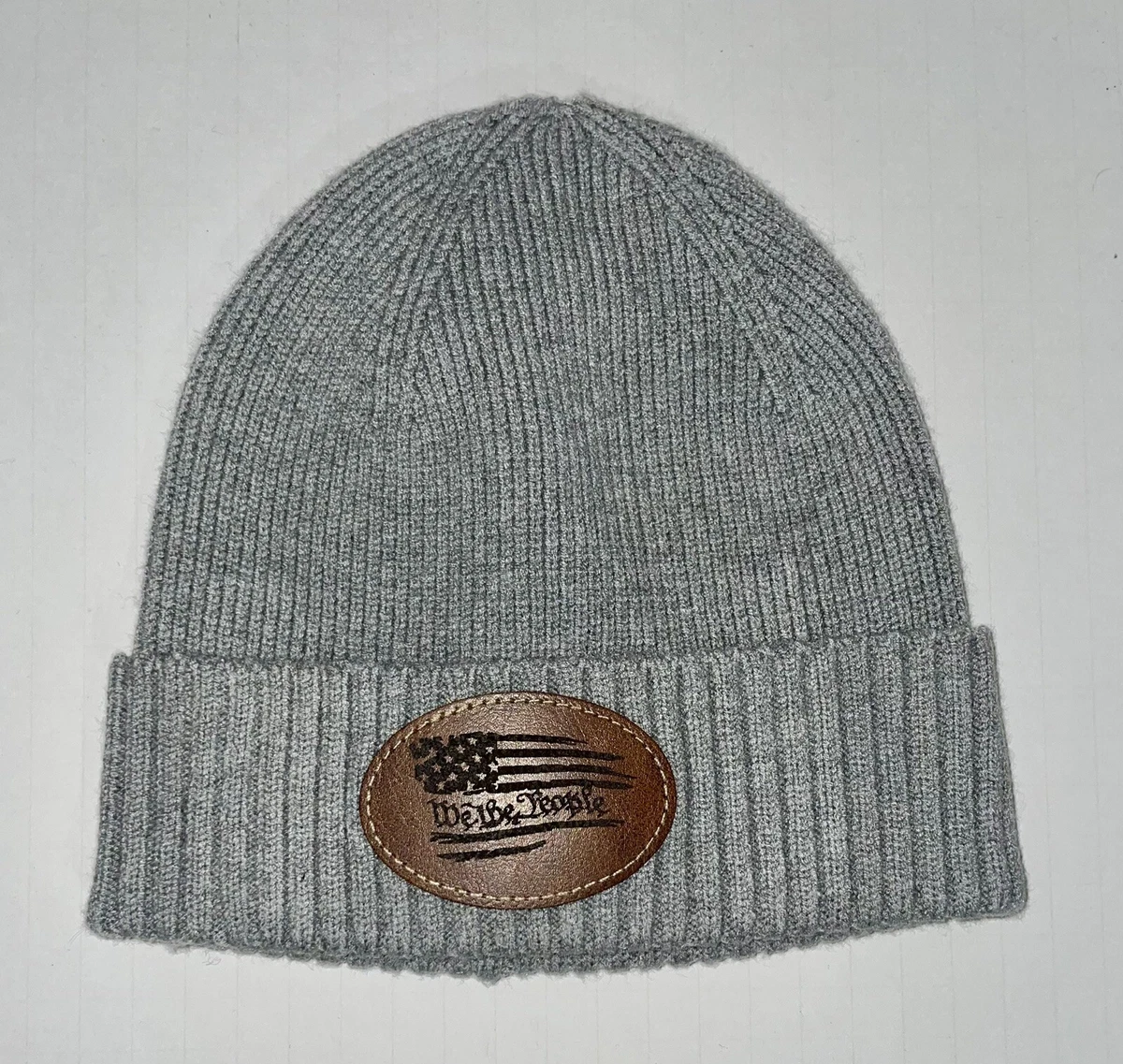 Leather Beanie Gray Hats for Men for sale | eBay