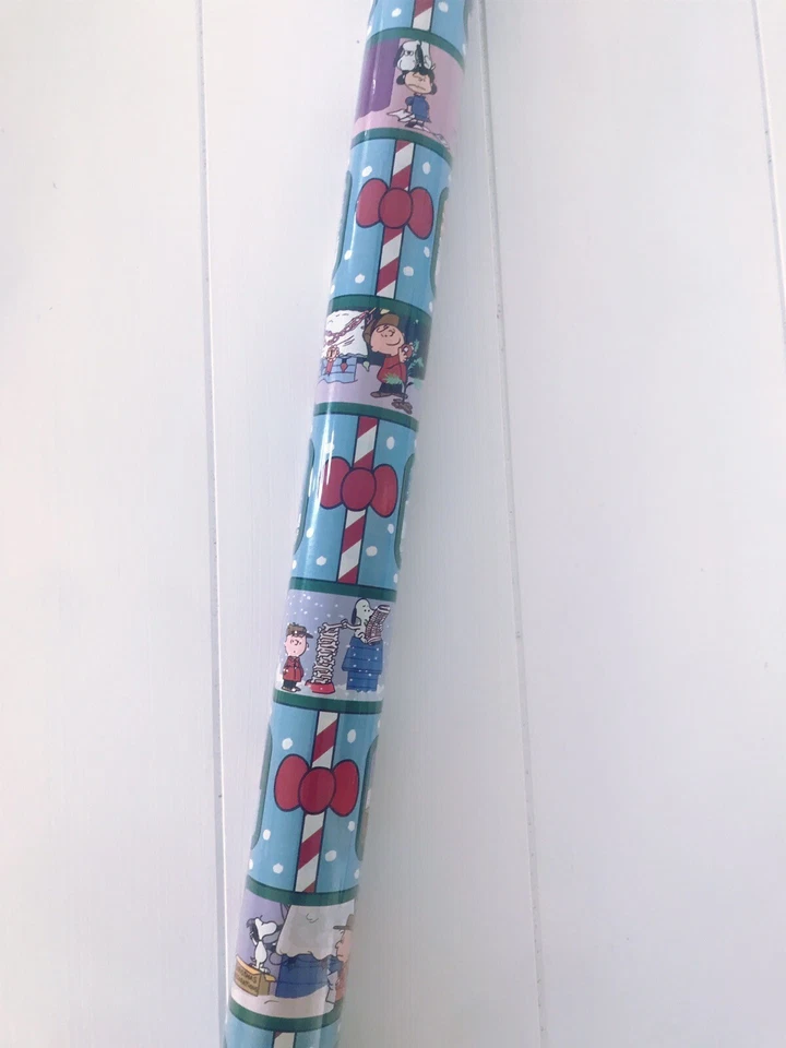 Peanuts & Disney 4 Rolls Christmas Wrapping Paper Total of 215 sq ft NEW - Image 4 of 4