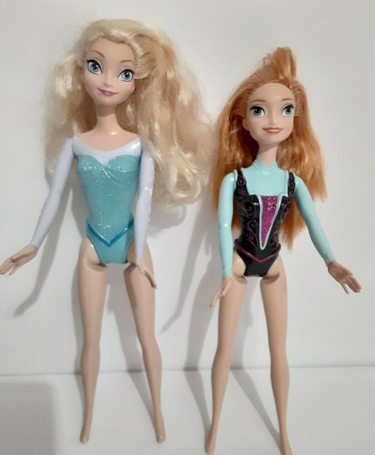 Disney Frozen Elsa And Anna Barbie Dolls Mattel Toys EBay