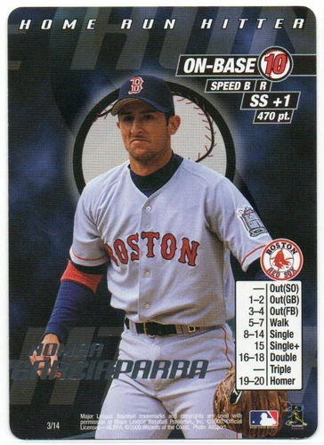Nomar Garciaparra 2000 MLB Showdown Home Run Hitter Promos #3 Boston Red Sox  #3