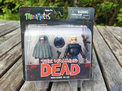 THE WALKING DEAD MINIMATES HOODED MICHONNE + GABE / ART ASYLUM 2013