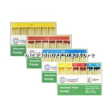 Dental Absorbent Paper Points Taper 100 Points F1-F3 For Dental Root Endodontic