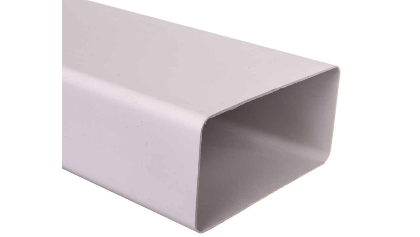 Flat duct 120x60x500mm white 4005 /T2UK