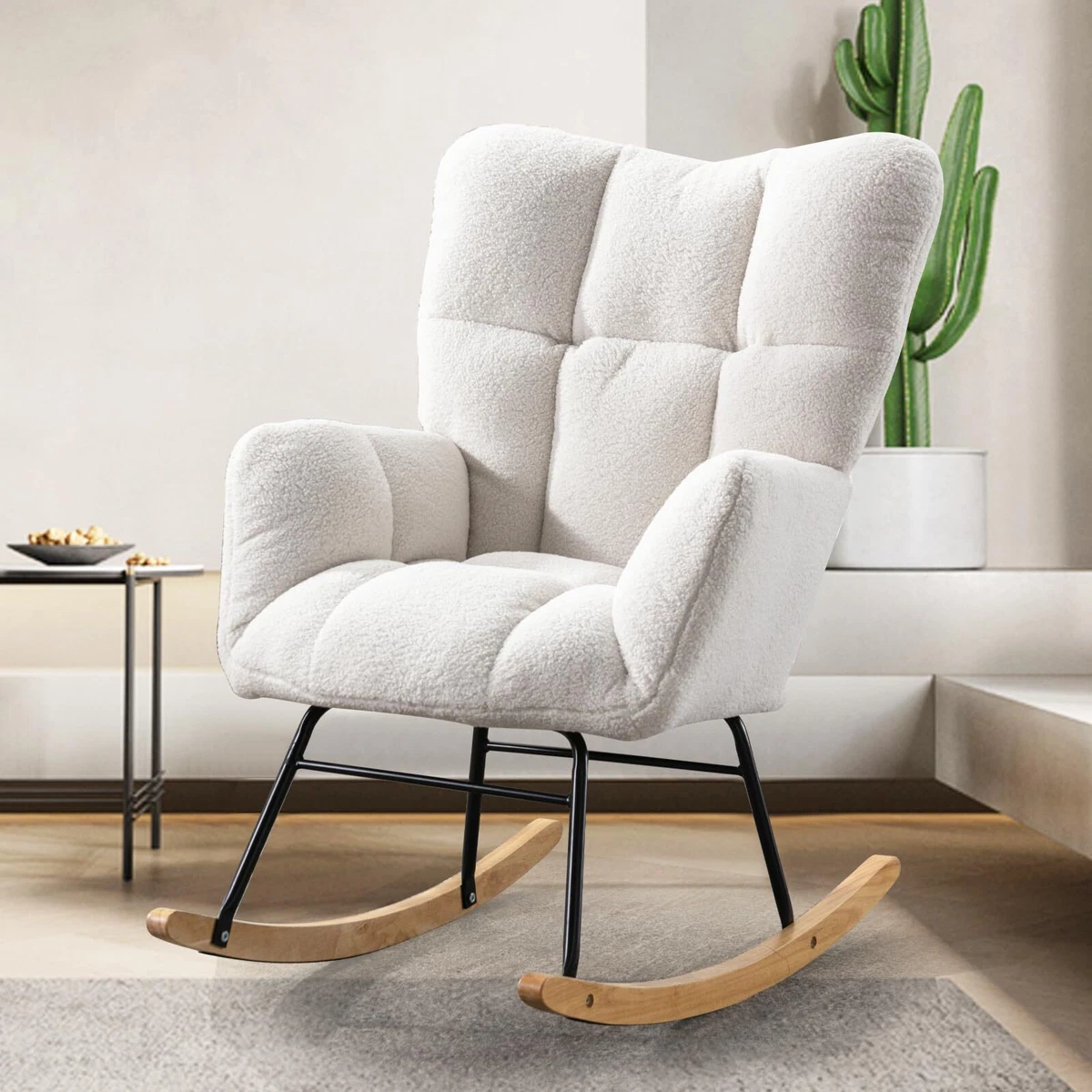 Fabric rocking online chair for nursery