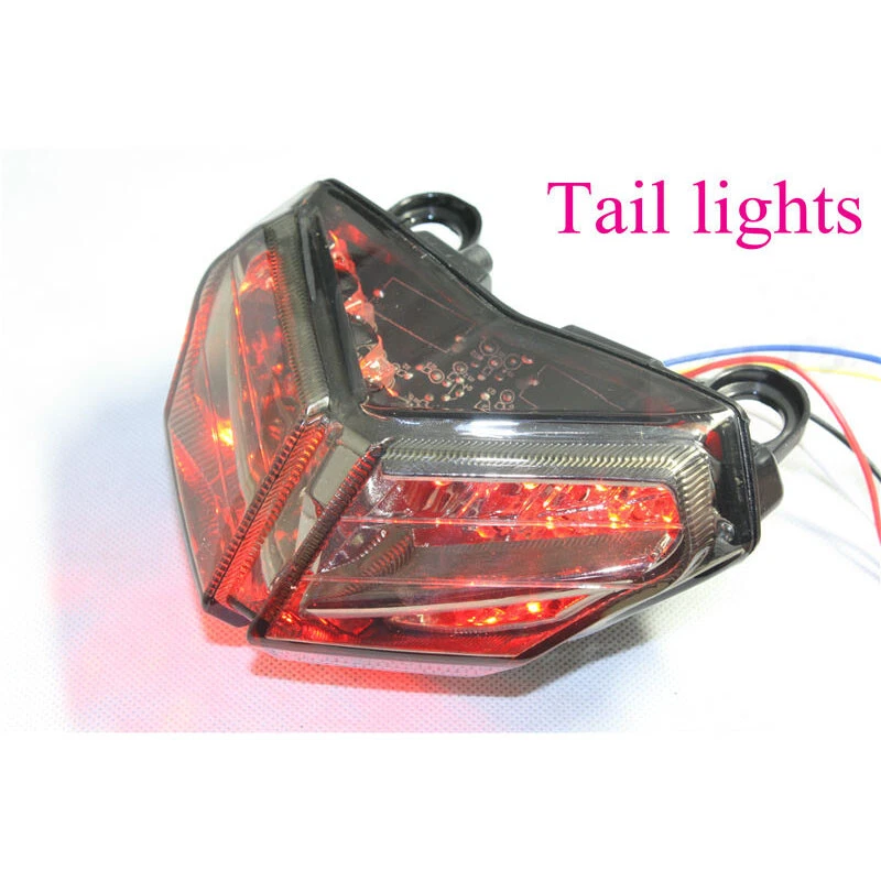 Smoke LED Tail Brake Light Turn Signal For 2007-2013 2012 Ducati 1098 1198 R S — 第 4/4 张图片