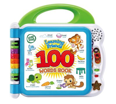 Leapfrog 601503 Learning Friends 100 Words Baby Book Educational and Interact...