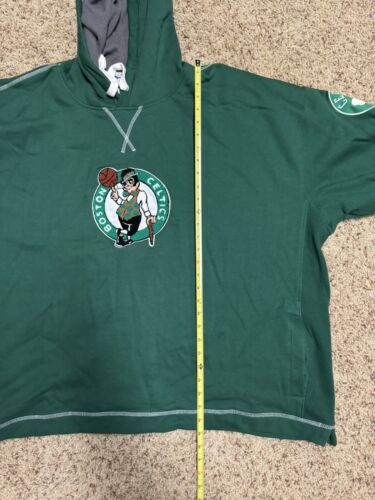 Authentic Majestic Boston Celtics Chenille Lucky Logo Embroidered Patch Hoodie