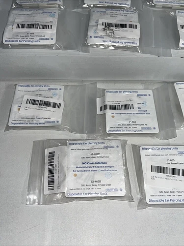 11 Sets Disposable Ear Piercing Units Sealed 106m, 14mm image 3