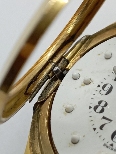 Vintage FLEURIER BRAILLE Watch For The Blind Gold Plated G20 cal. 196 Unitas 199 - Picture 10 of 23