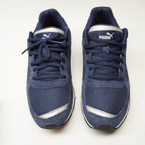 Neu! Puma Vista Unisex Herren 8 Damen 9,5 blau/weiß/rot Laufschuhe 369365-02 - Bild 5 von 11