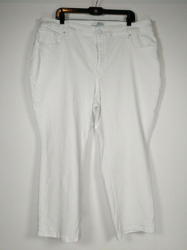 Lane Bryant White Denim High Rise 