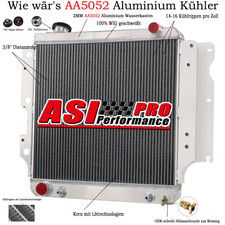 Per Jeep Wrangler YJ TJ LJ 2,5L 4,0L 4,2L RHD 86-07 IT Serie 3 Radiatore Alluminio