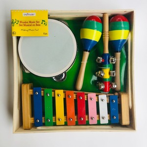 wooden music set