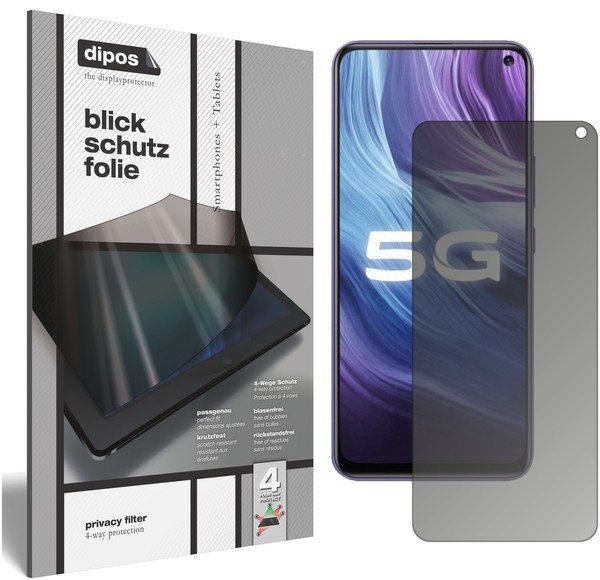 Vivo Z6 Blickschutzfolie Matt Schutzfolie Folie Display Schutz Dipos-image