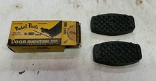 Nos Deluxe Pedal Pads Universal 1925-1937 Chevy Ford Dodge Nos Deluxe Pedal Pads Universal 1925-1937 Chevy Ford Dodge