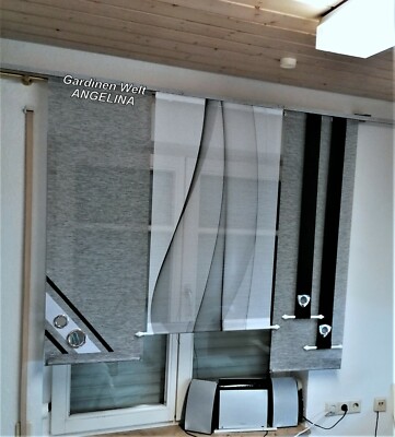 Moderne Flachenvorhangen Set Ebay Gardinen Welt Angelina