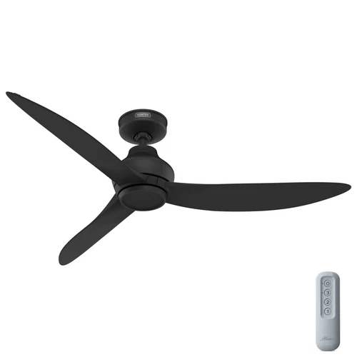 Hunter 52 inch Mazzini ENERGY STAR Matte Black Damp Rated Ceiling Fan and Remote - Picture 6 of 15