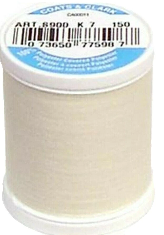 White Polyester Quilting, Machine Sewing Threads