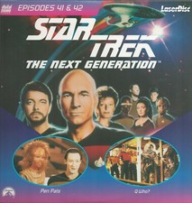 Star Trek: The Next Generation- Ep. 41 Pen Pals/ 42 Q Who Laserdisc 