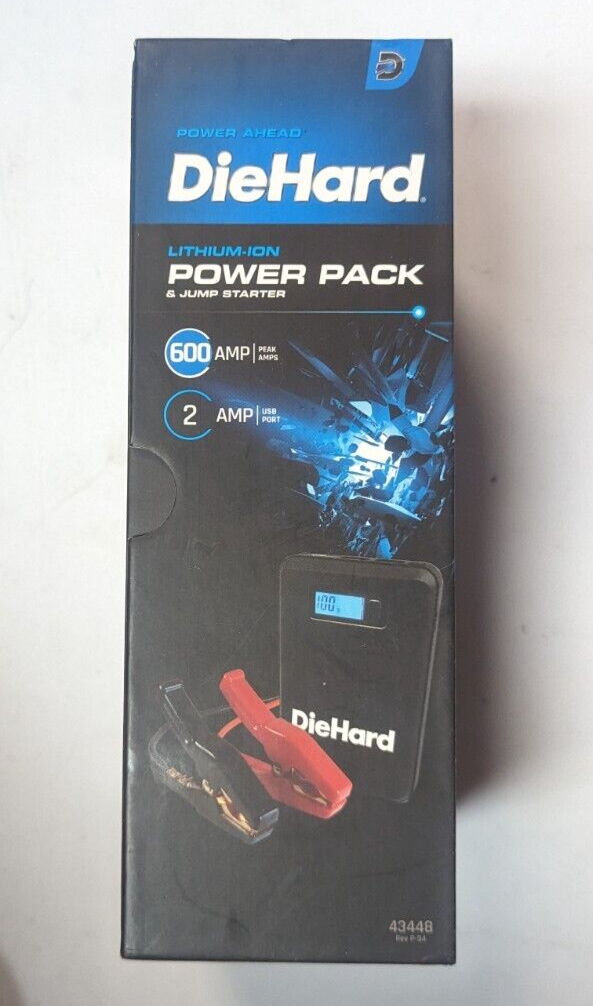 DieHard LiIon 600A Power Pack & Jump Starter 43448 BRAND