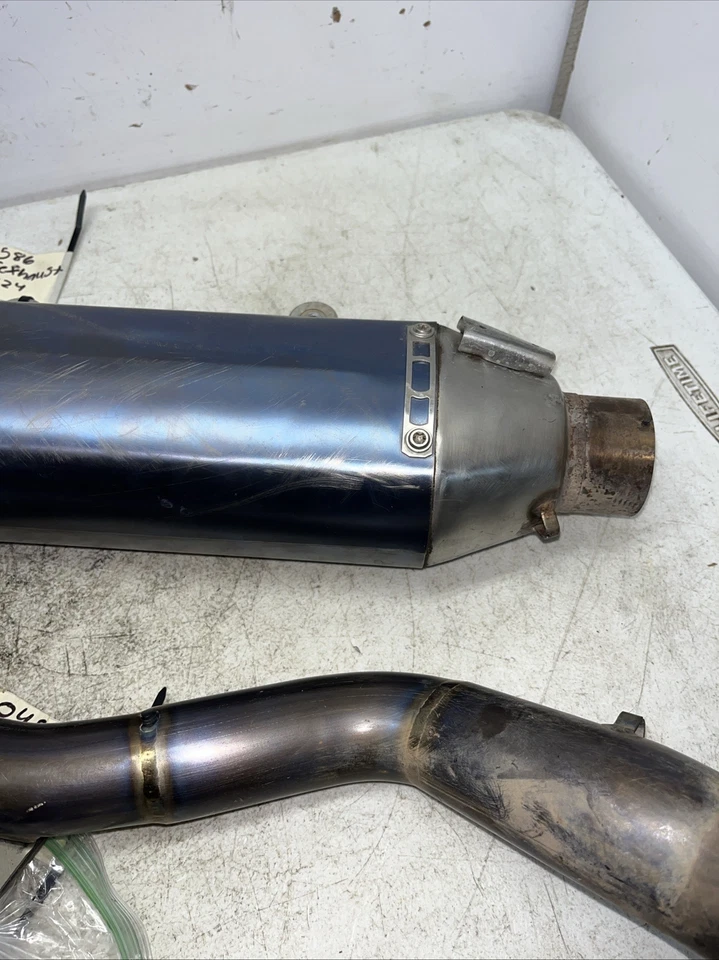 2016 KTM 350Sxf FMF FACTORY 4.1 RCT TI MUFFLER SILENCER MEGABOMB FULL PIPE - Image 4 of 4