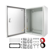 Outdoor Electrical Box, Steel Junction Box 20 x 16 x 8'', NEMA 4X Electrical ...