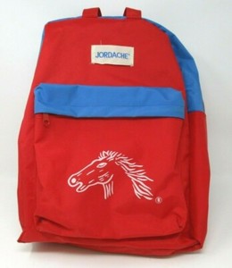 backpack with horse logo
