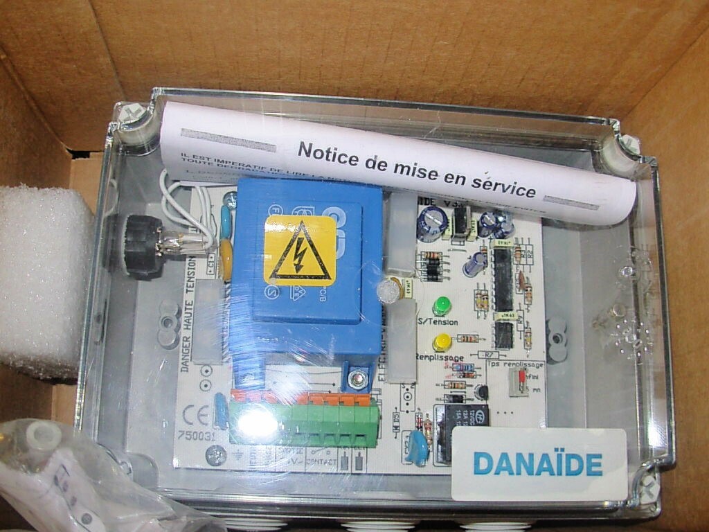 Coffret de gestion de niveau d'eau Jetly Danaïde boîtier de commande