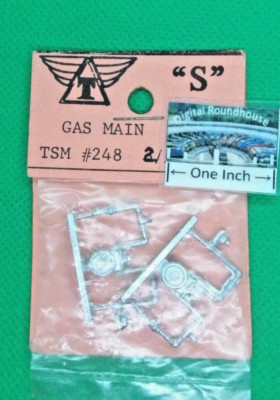 Triangle Scale Models S scale #248 Gas Main and Piping for Buildings, pkg. 2