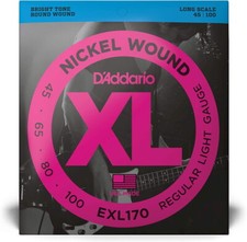 Daddario EXL170 Nickel-Plated Long Scale Bass Strings - 45-100, New 