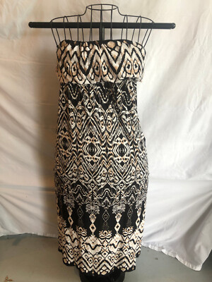 Three Pink Hearts Trixxi XS Sleeveless Black Multicolor Maxi Long Dress #AF