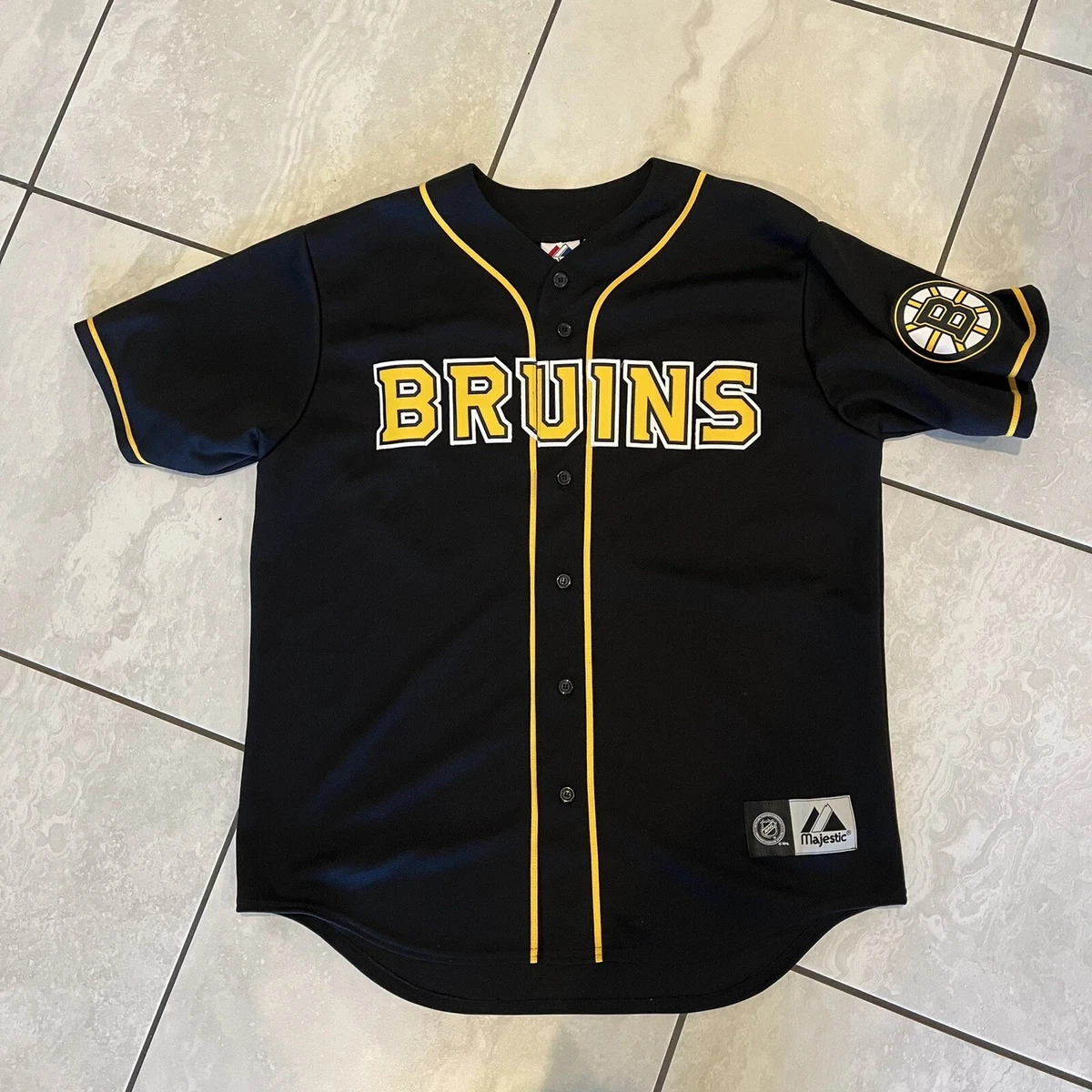 Boston bruins baseball jersey hotsell