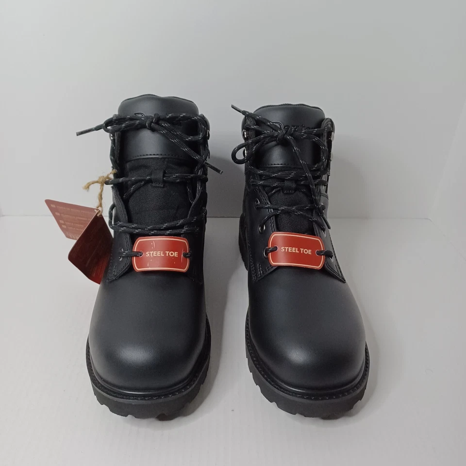 Botas Dexter Puntera de Acero para Hombres 11 Negras con Cordones Resistencia al Aceite Ropa de Trabajo Utilitaria Nuevas con Etiquetas Foto 3 de 4