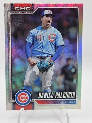 2026 Topps Series 1 Baseball Flagship #158 Daniel Palencia Rainbow