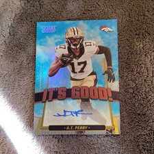 2025 Panini Score IT'S GOOD! Autograph A.T. Perry Denver Broncos NFL Insert