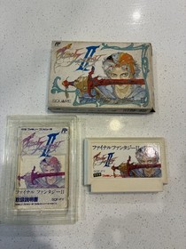 Final Fantasy 2 Boxed with Manual Nintendo Famicom FC SQUARE 1988 Japan import