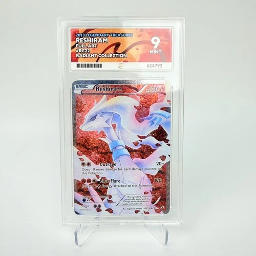 Reshiram RC22/RC25 Full Art ACE 9 Mint Legendary Treasures Radiant Collection