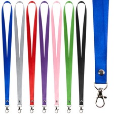 7Pack Lanyards for ID Badges - Bulk Lanyards for Keys, Assorted Bright Colors...