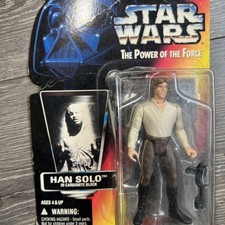 1996 Kenner Star Wars POTF Action Figure - Han Solo  in Carbonite Block  Variant