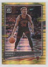 2020-21 Panini Donruss Optic Gold Pulsar Prizm 9/10 Wendell Carter Jr #34 0c3