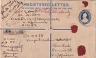 India used in Burma - KGV Reg. PSE from Toungoo Baazar