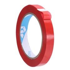 9/16" x 98.4 Yd Poly Bag Sealing Tape, Red